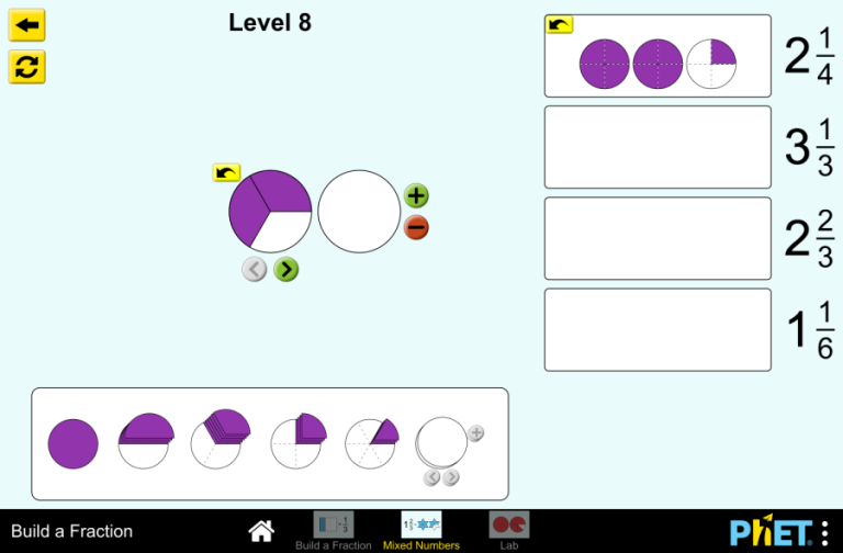 Constructing fractions