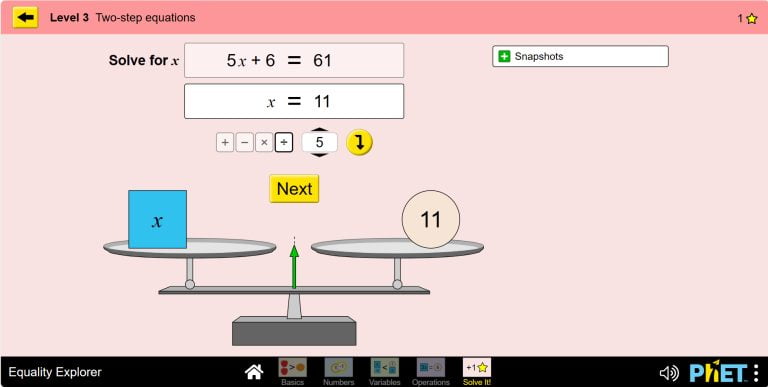 Solving an equation