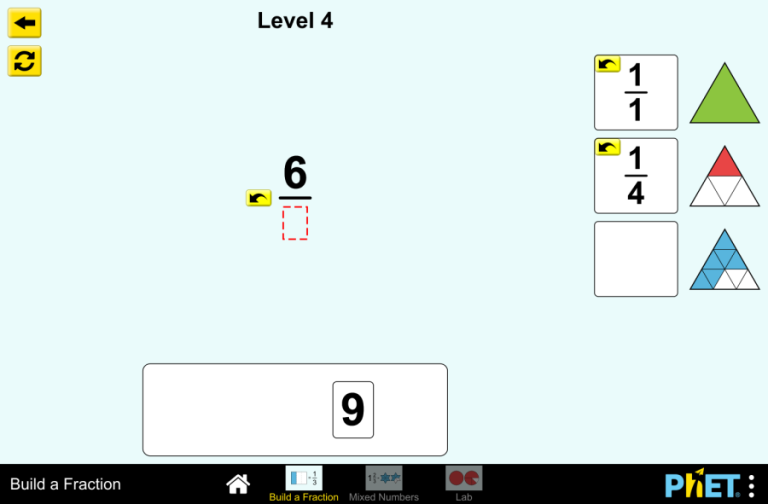 Tasks to find the part of the whole